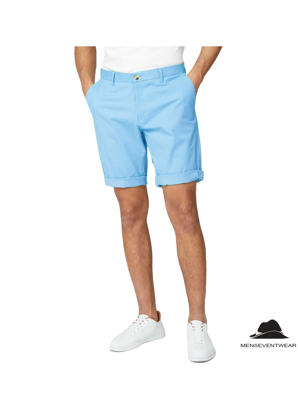 Formal Men's Short Pants Flat For Beach Wedding mens event wear